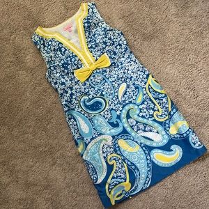 Lilly Pulitzer Reecey Dress Knotty Blue Whirlpool